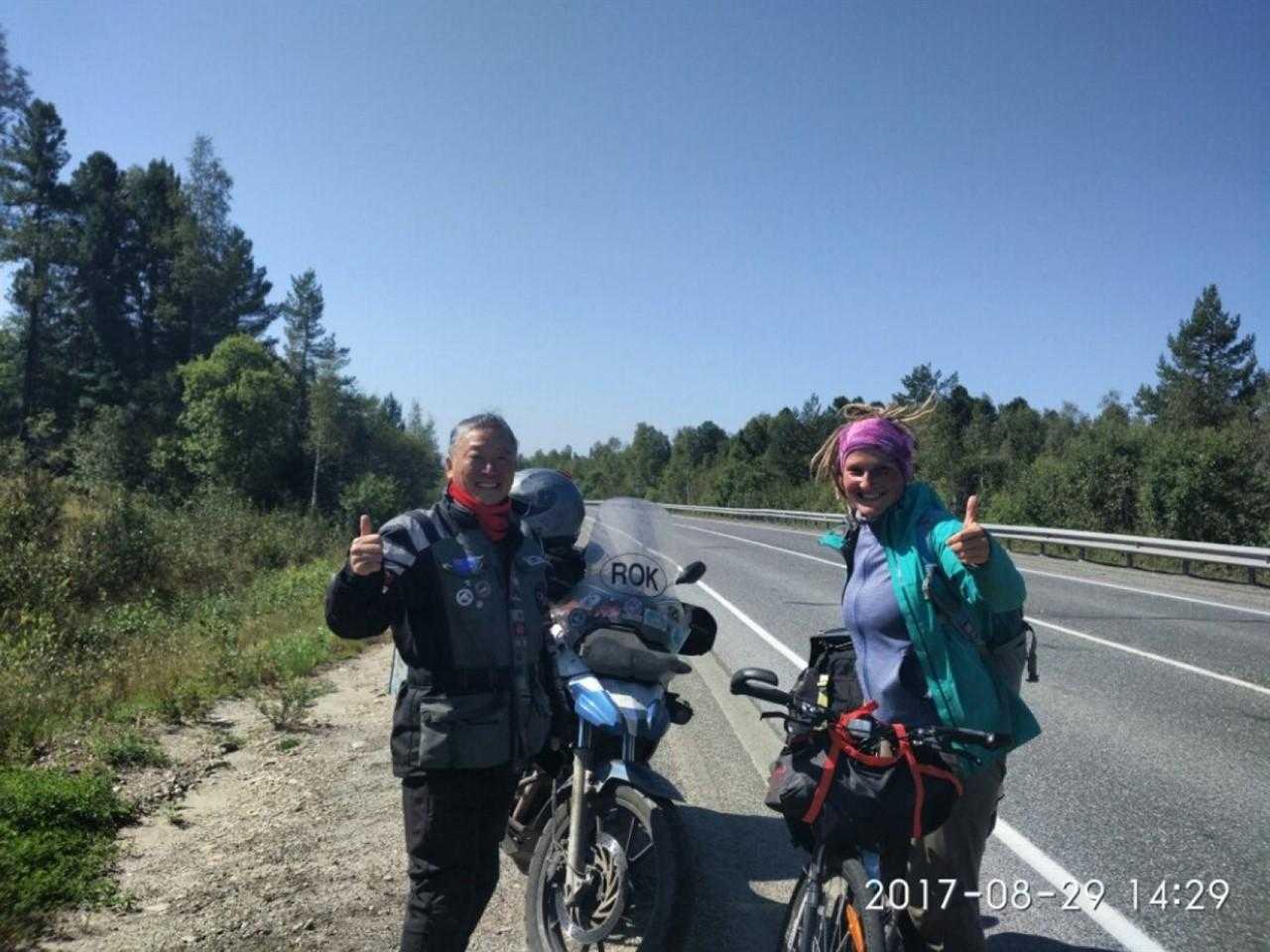 Встреча с путешественниками на мотоциклах