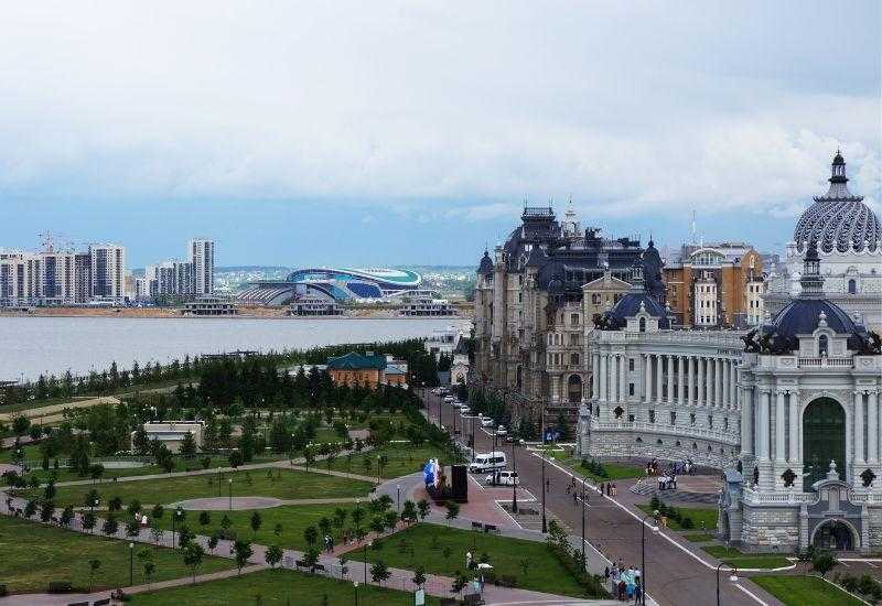 Кремлевская набережная Река Казанка