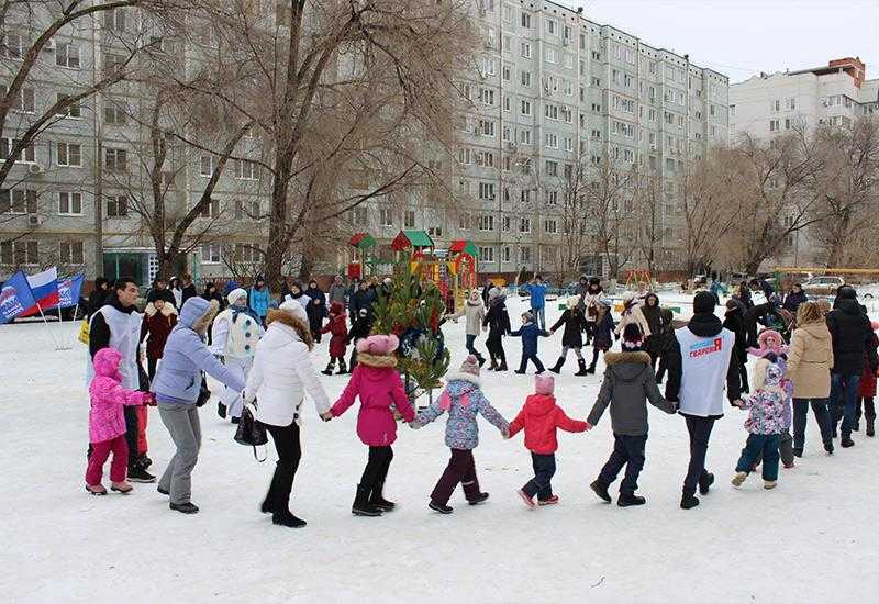 Спартановский парк Волгоград Новый год