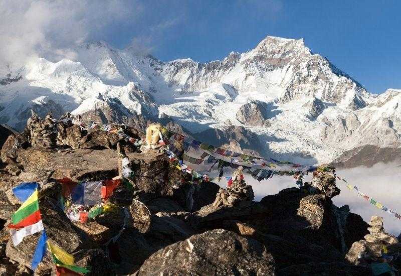 гора Гьячунг-Кан в Гималаях
