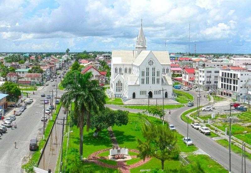 Столица Джорджтауна в Гайане