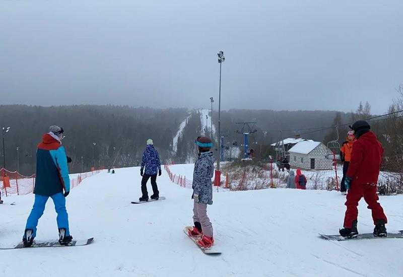 Степановское шоссе сноубордистов
