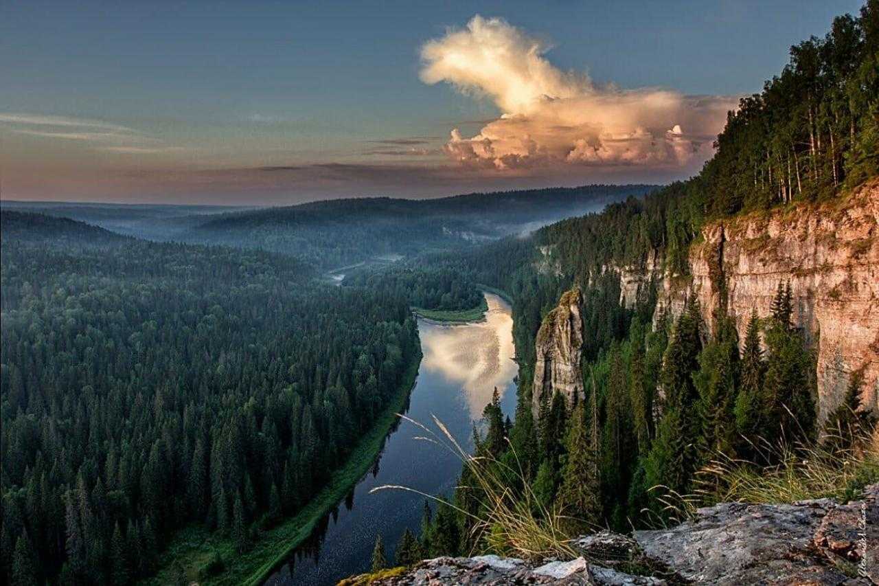 Скалы и реки Урала