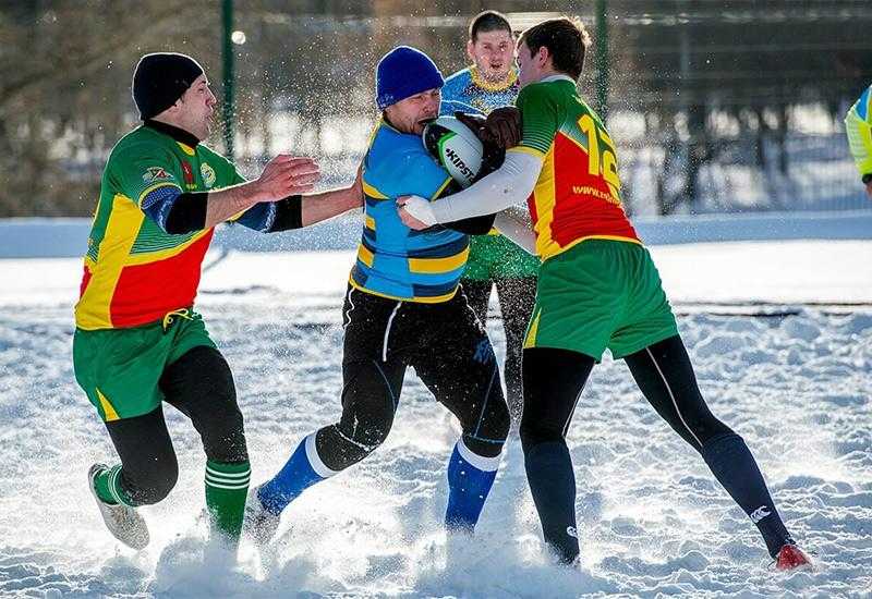 Снежное регби зимние виды спорта